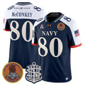 Phil McConkey Jersey #80 Navy Midshipmen 250th Anniversary Stitched
