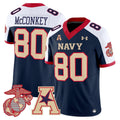 Phil McConkey Jersey #80 Navy Midshipmen Vapor USMC Premier Stitched