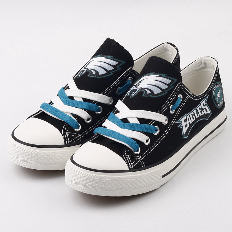 Philadelphia Eagles Low Top Canvas Sport Sneakers Shoes For Men Women Fans