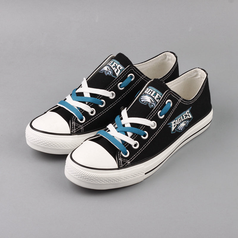 Philadelphia Eagles Low Top Canvas Sport Sneakers Shoes For Men Women Fans