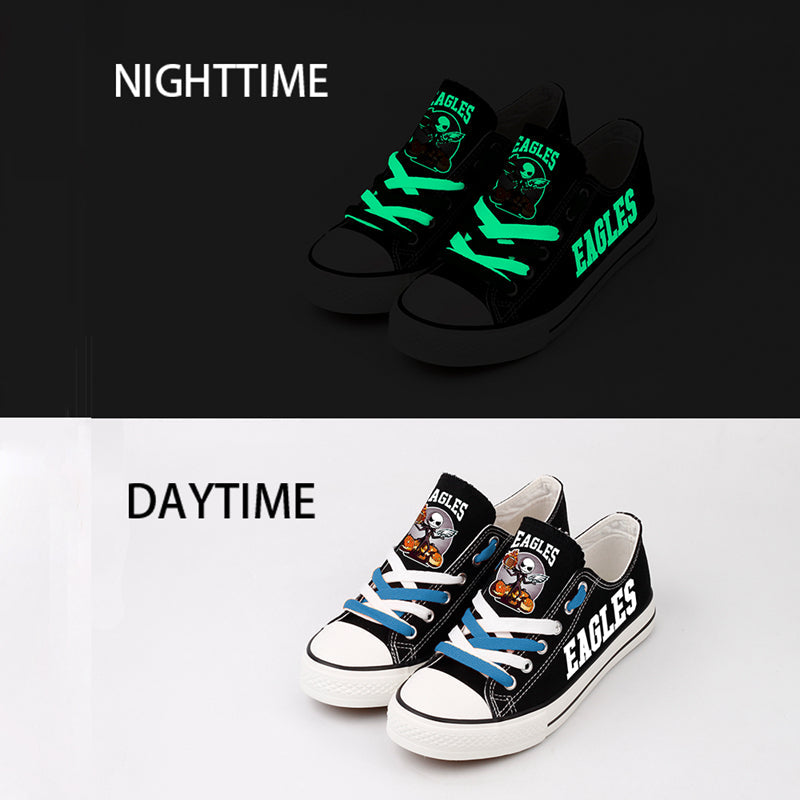 Philadelphia Eagles Low Top Canvas Sport Sneakers Shoes For Men Women Fans