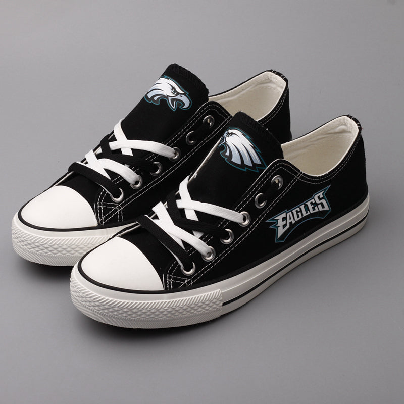 Philadelphia Eagles Low Top Canvas Sport Sneakers Shoes For Men Women Fans