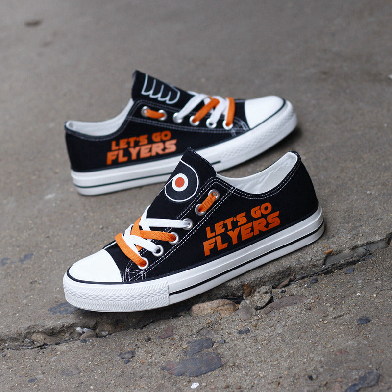 Philadelphia Flyers Low Top Canvas Sport Sneakers Shoes For Men Women Fans