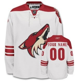 Phoenix Coyotes Customized White Jersey Stitched