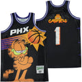 Phx #1 Garfield Movie Basketball Jersey Black