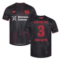 Piero Hincapie 3 Leverkusen 2025-26 Home Match Jersey – Black