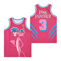 Pink Panther #3 Movie Basketball Jersey White
