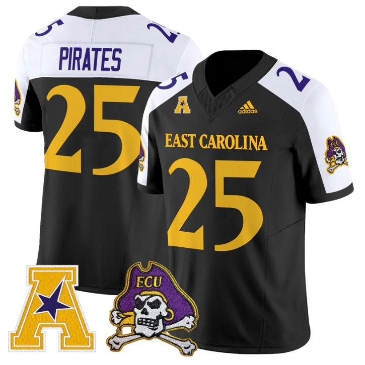 Pirates Jersey #25 East Carolina Pirates 2025 Vapor Limited Stitched