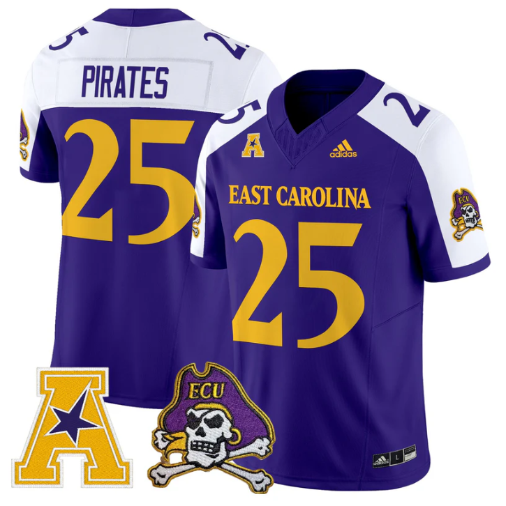 Pirates Jersey #25 East Carolina Pirates 2025 Vapor Limited Stitched