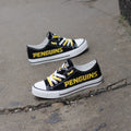 Pittsburgh Penguins Low Top Canvas Sport Sneakers Shoes For Men Women Fans