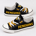 Pittsburgh Penguins Low Top Canvas Sport Sneakers Shoes For Men Women Fans