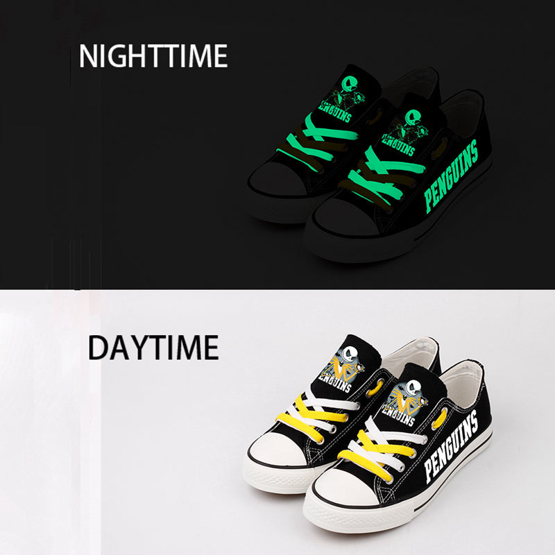 Pittsburgh Penguins Low Top Canvas Sport Sneakers Shoes For Men Women Fans