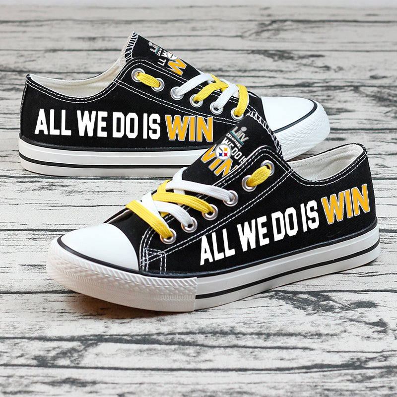 Pittsburgh Steelers Sport Sneakers Shoes For Men Women Fans