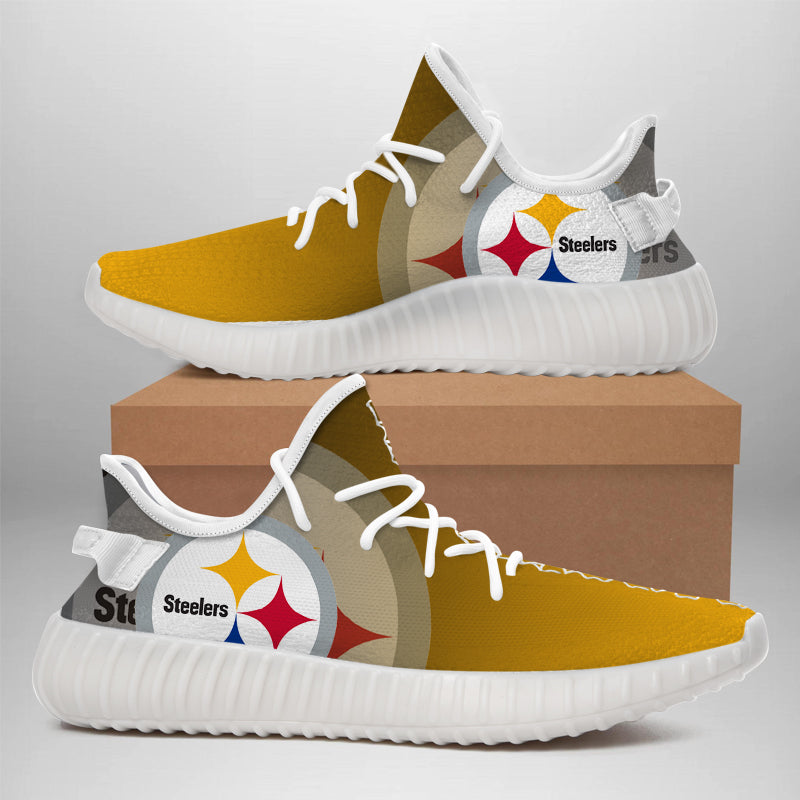 Pittsburgh Steelers NFL 350v Yeezy Sneakers For Men Women Fans