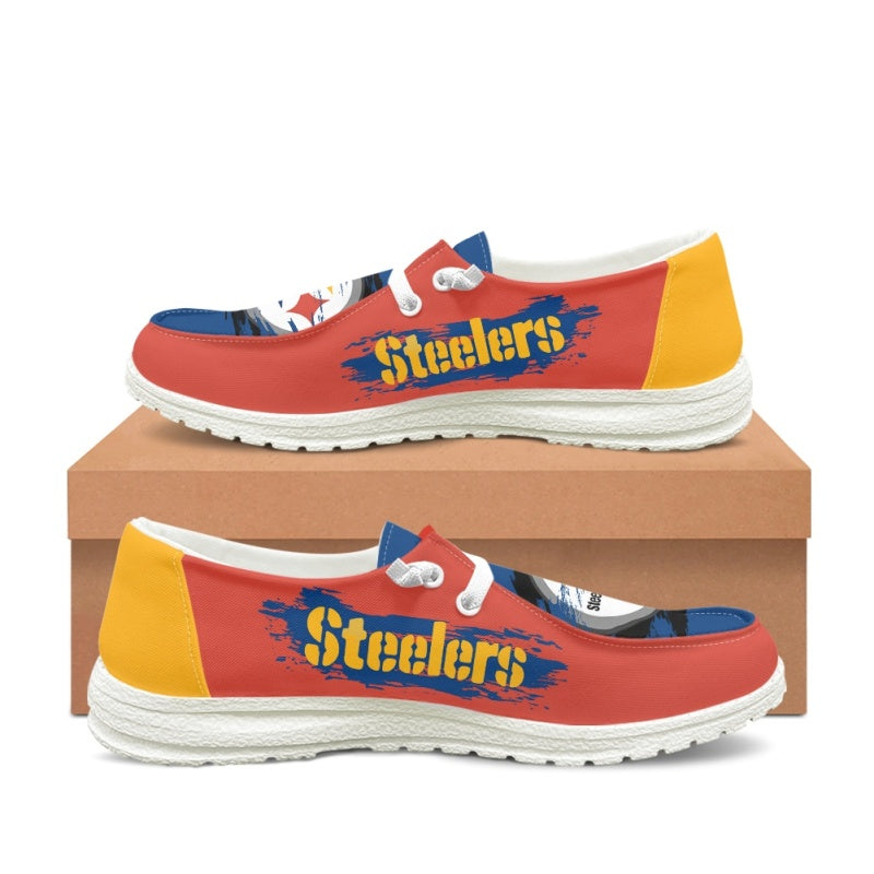 Pittsburgh Steelers V1 BZ15 Sneakers Shoes For Men Women Fans