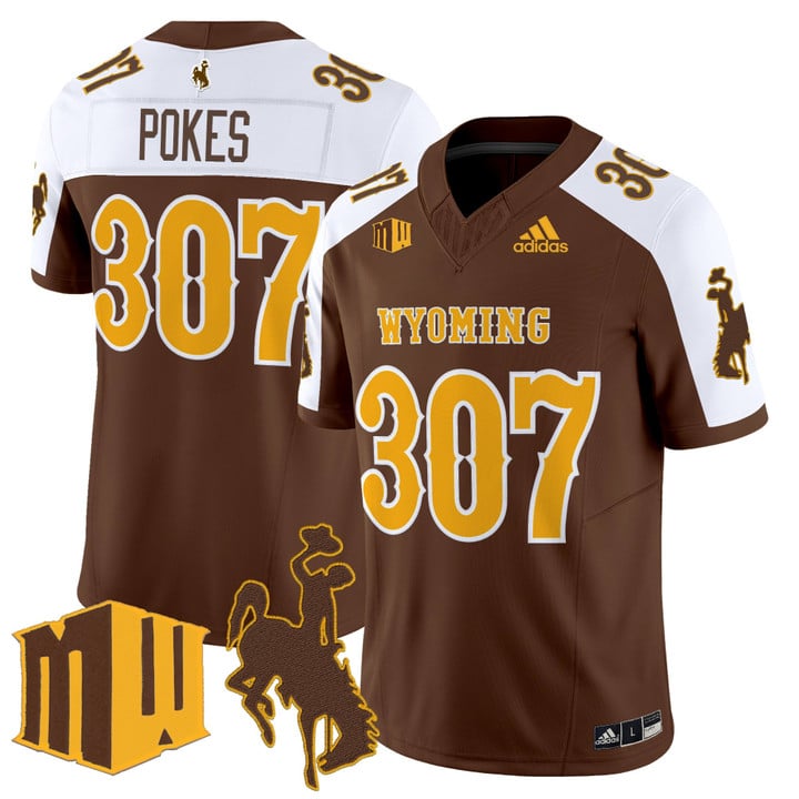 Pokes Jersey #307 Wyoming Cowboys 2025 Vapor Limited Stitched