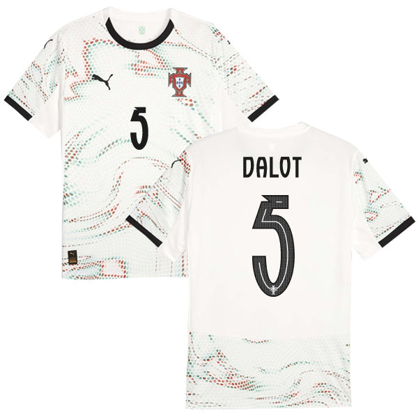 Portugal 2025 Away Dalot 5 Jersey
