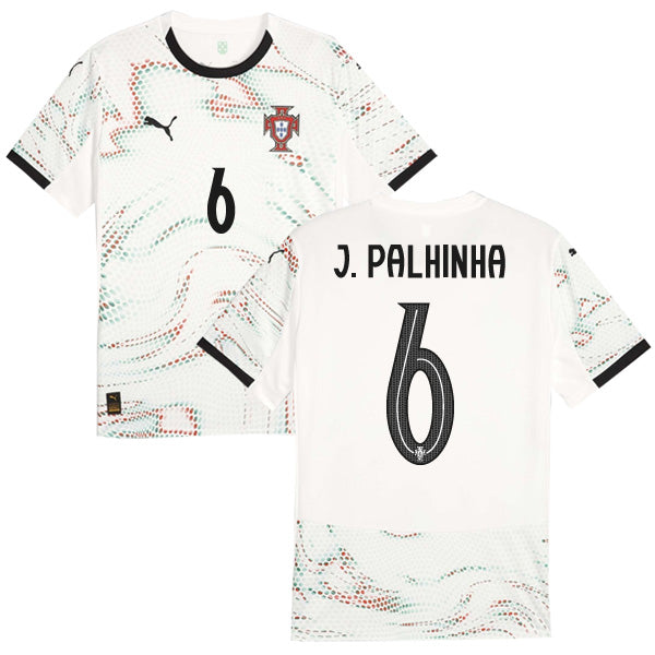 Portugal 2025 Away J. Palhinha #6 Jersey
