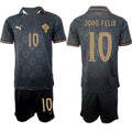 Portugal #10 JOAO FELIX Jersey National Team x World Cup 2026 Away Gray On Eusebio special edition Soccer