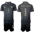 Portugal #1 DIOGO COSTA Jersey National Team x World Cup 2026 Away Gray On Eusebio special edition Soccer