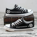 Professor X Low Top Canvas Sport Sneakers Shoes For Men Women Fans