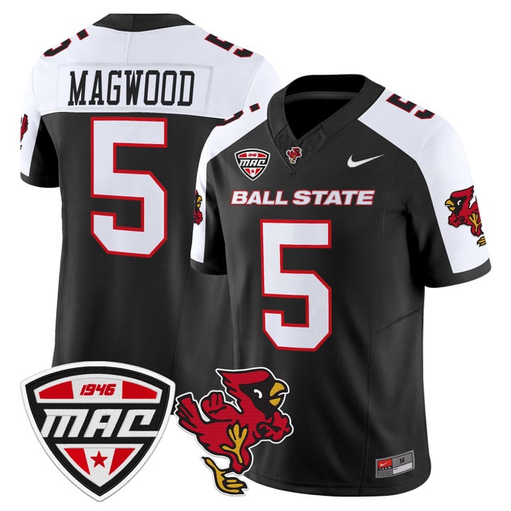 Qian Magwood Jersey #5 Ball State Cardinals 2025 Limited Stitched