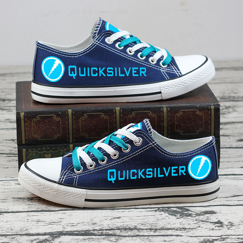 Quicksilver Low Top Canvas Sport Sneakers Shoes For Men Women Fans
