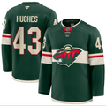 Quinn Hughes Jersey #43 Minnesota Wild 2026 Premium Stitched Green