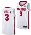Rylan Griffen Jersey Alabama Crimson Tide College Basketball White #3