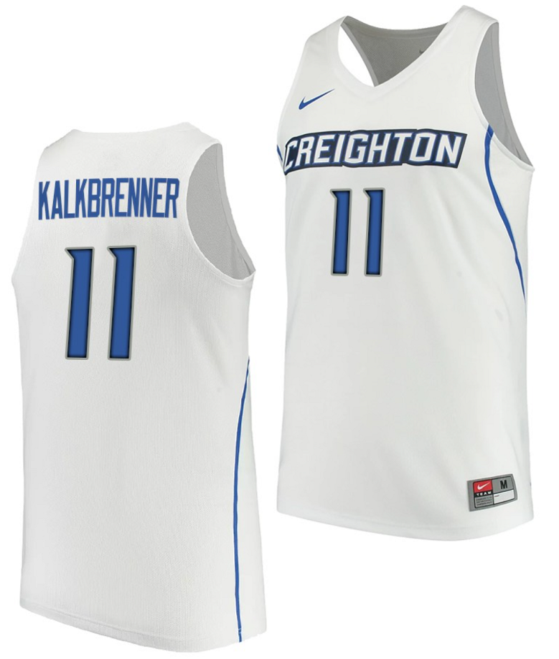 Ryan Kalkbrenner Jersey #11 Creighton Bluejays College Basketball Performance