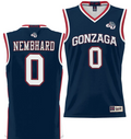Ryan Nembhard Jersey #0 Gonzaga Bulldogs NIL College Basketball Lightweight Black