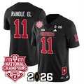Randle El Jersey #11 Indiana Hoosiers 2025 National Champions Stitched Black