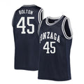 Rasir Bolton Jersey Gonzaga Bulldogs College Basketball Navy #451