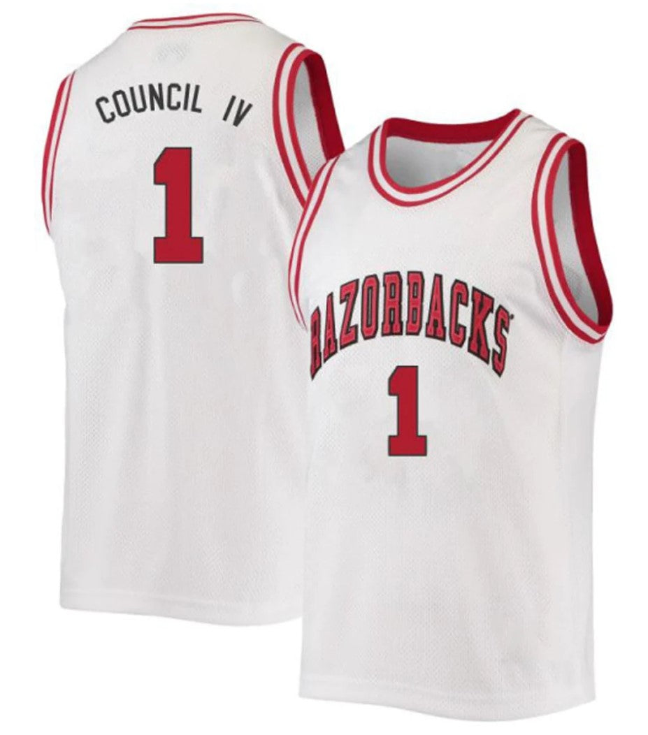 Ricky Council IV Jersey Arkansas Razorbacks College Basketball 100 Season #1