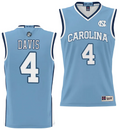 RJ Davis Jersey #4 UNC Tar Heels College NIL Basketball Lightweight