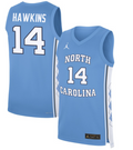 Russell Hawkins Jersey #14 North Carolina Tar Heels Basketball Blue