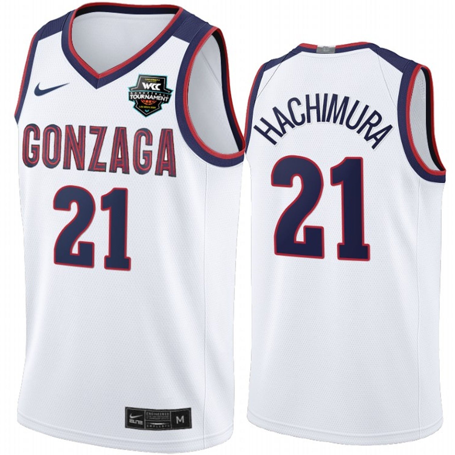 Rui Hachimura Jersey Gonzaga Bulldogs College Basketball Black #21