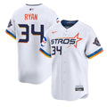 RYAN #34 Houston Astros White Jersey - All Stitched