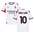 Rafael Leao 10 AC Milan 2025-26 Away Men Jersey – White