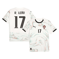Rafael Leão 17 Portugal National Team 2025-26 Away Men Jersey – White