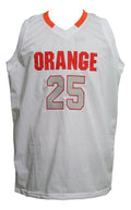 Rakeem Chrtistmas Jersey #25 Orange College Basketball Sewn White