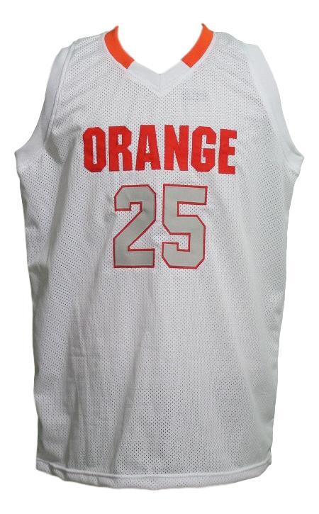 Rakeem Chrtistmas Jersey #25 Orange College Basketball Sewn White
