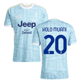 Randal Kolo Muani 20 Juventus 2025-26 Away Match Jersey – Light Blue
