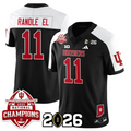 Randle El Jersey #11 Indiana Hoosiers 2025 National Champions V2 Stitched