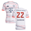 Raphael Guerreiro #22 Bayern Munich 2025-26 Away Men Jersey – White