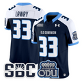Ray Lawry Jersey #33 Old Dominion Monarchs 2025 Vapor Limited Stitched Navy Alter