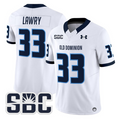 Ray Lawry Jersey #33 Old Dominion Monarchs 2025 Vapor Limited Stitched White