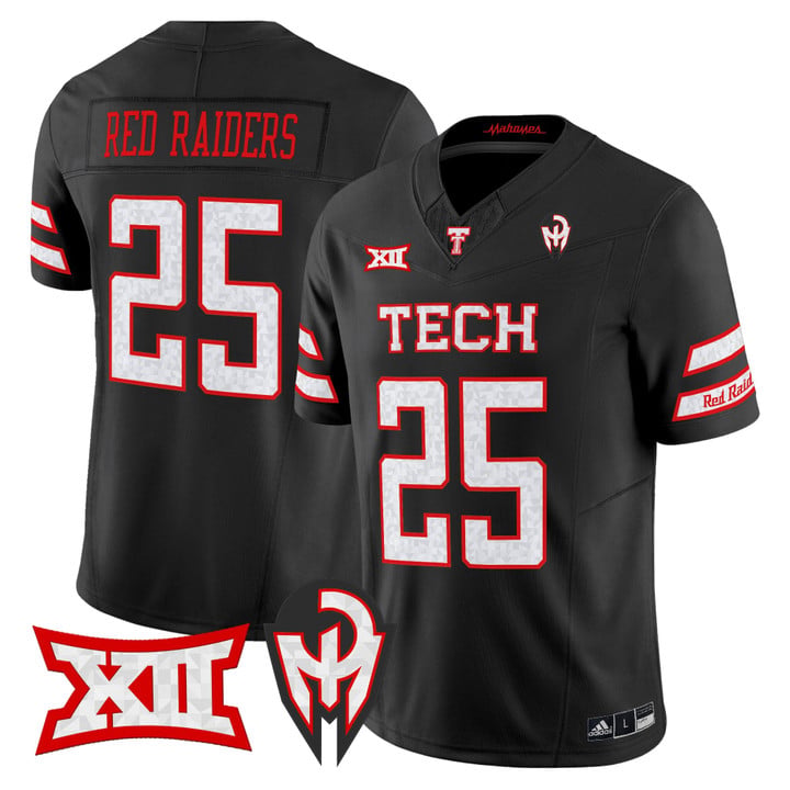 Red Raiders Jersey #25 Texas Tech Too Cold Vapor Limited Stitched
