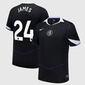 Reece James 24 Chelsea 2025-26 Third Match Jersey – Black