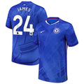 Reece James #24 Chelsea 2025-26 Home Match Jersey – Blue